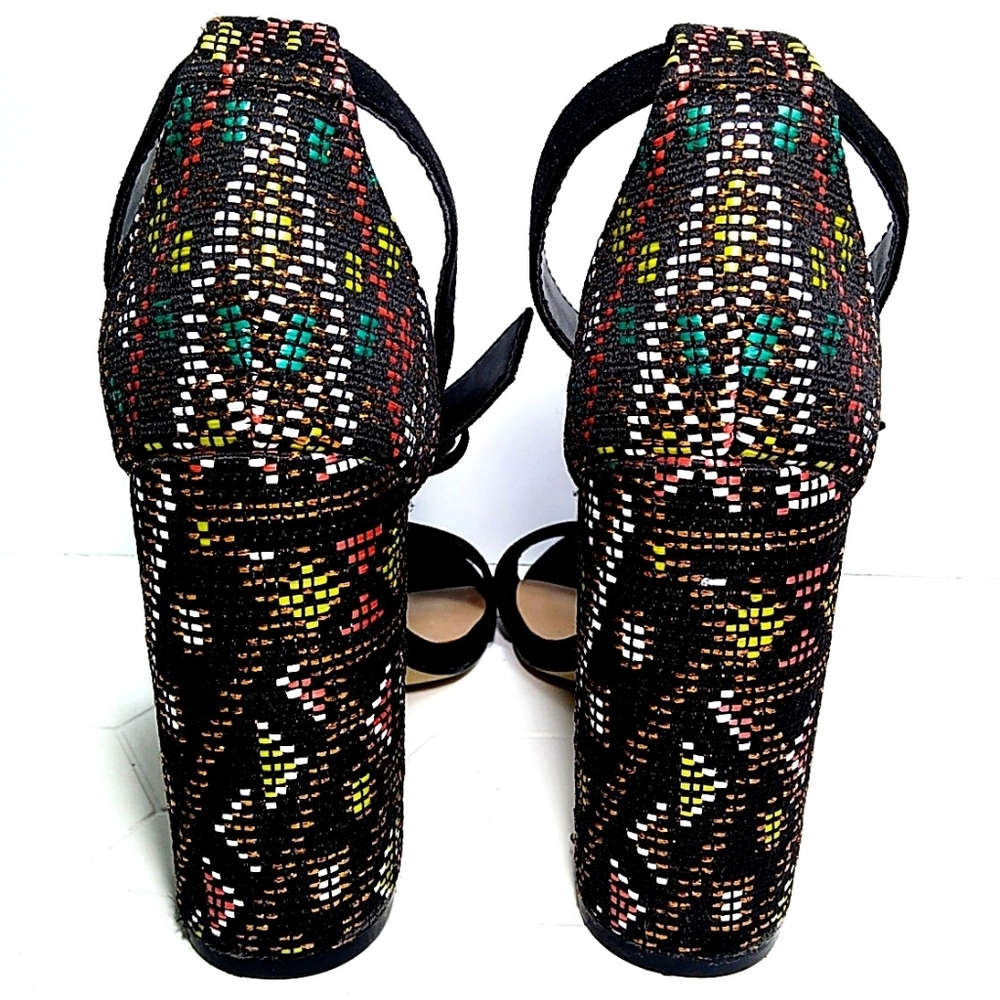 Mix no. 6 Avery multi-colored block heels